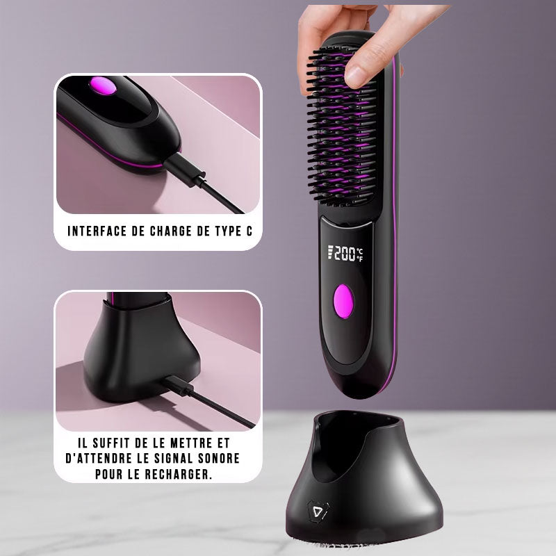 Lisseur Portable NOVALISS : Lissage Parfait et Autonomie Totale, sans fil